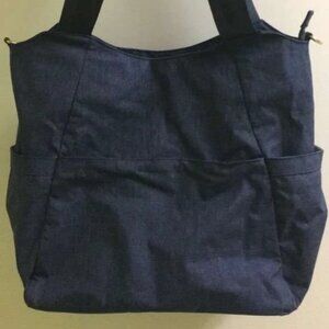 Pottery Barn Kids Diaper Bag Backpack Convertible Blue Travel Tote